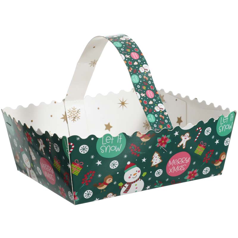 Let It Snow Christmas Treat Basket