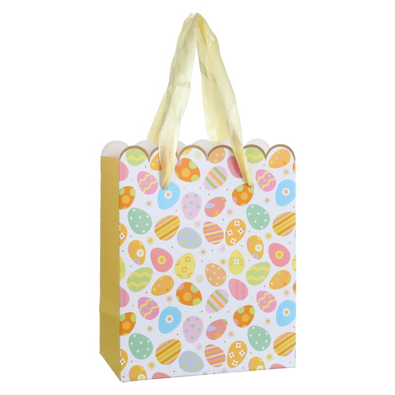 Golden Hot-stamping Edge Colourful Egg Easter Bag