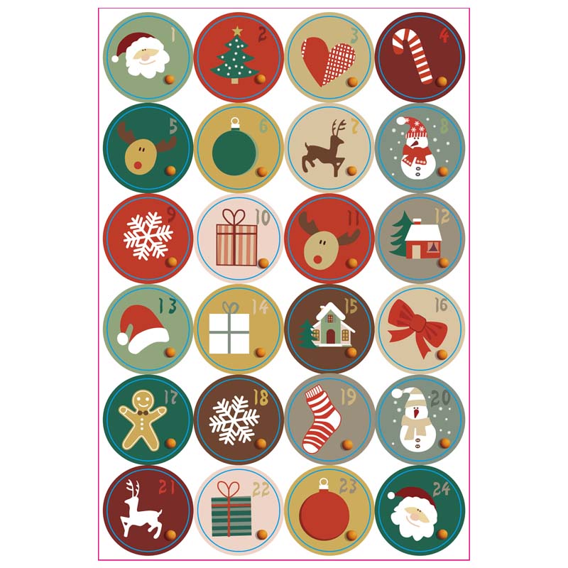 Christmas stickers