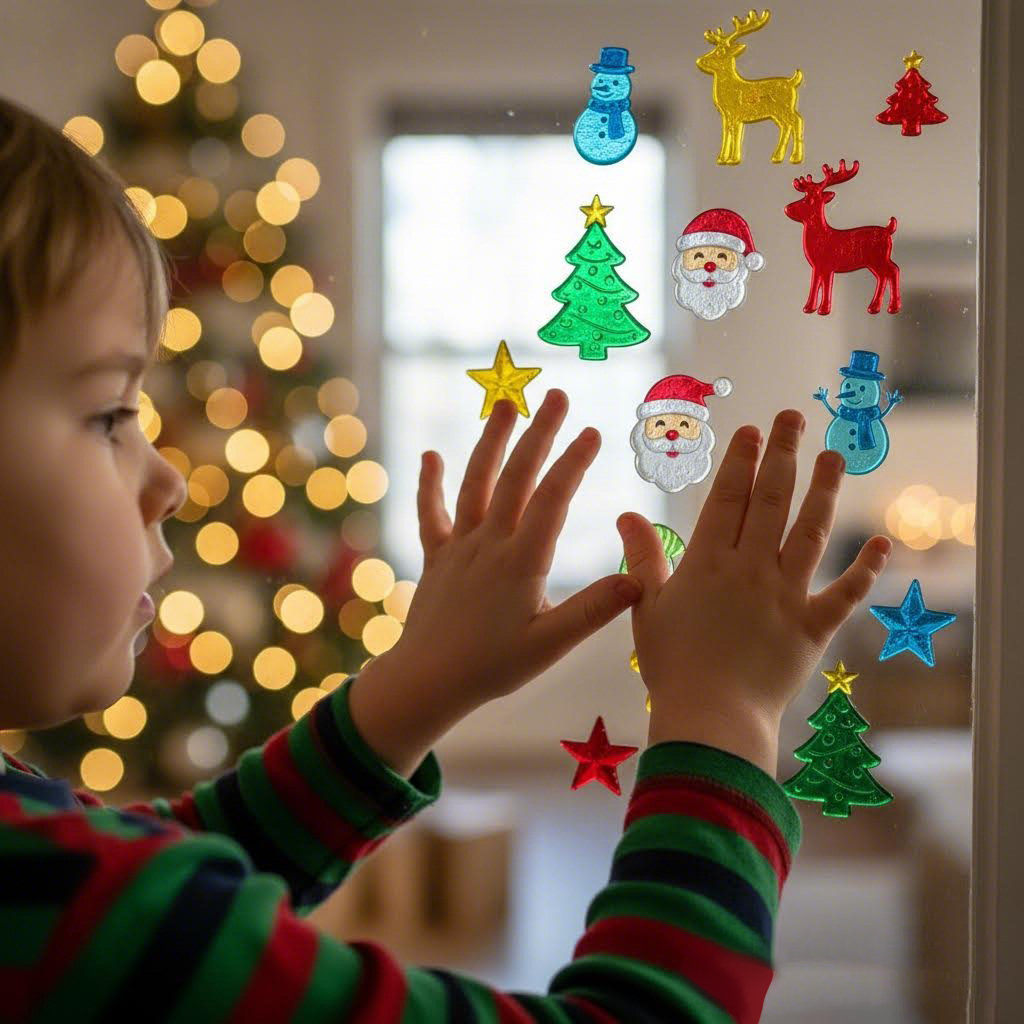 Christmas Gel Stickers