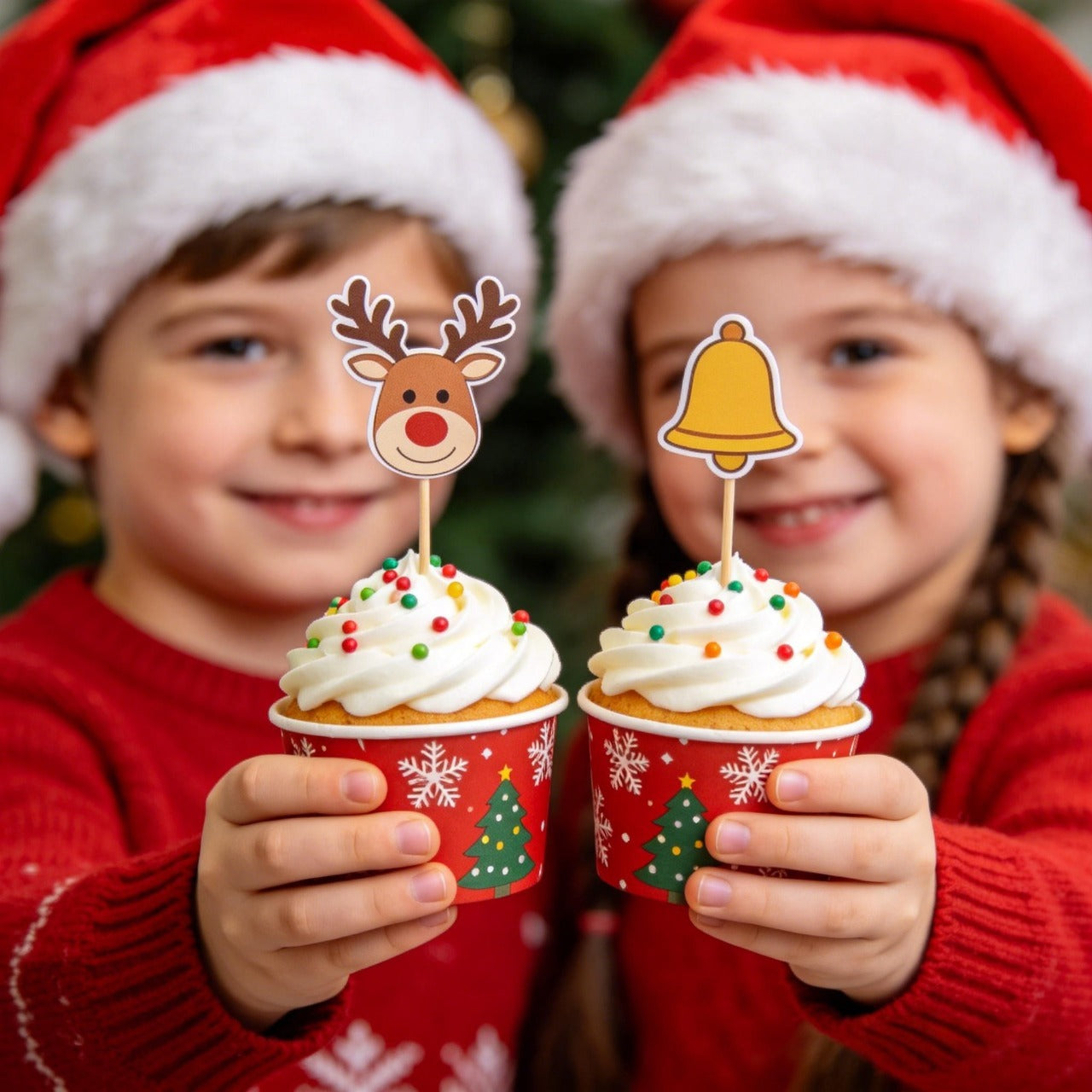 Christmas Cupcake supplies