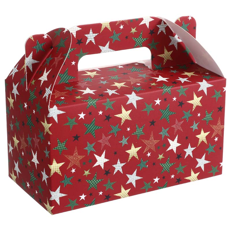 Colorful Stars Red Box