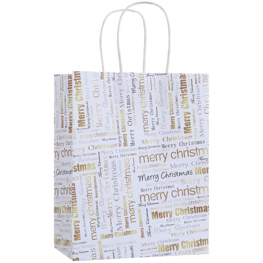 Little Christmas Tree Paper Handle Kraft Bag