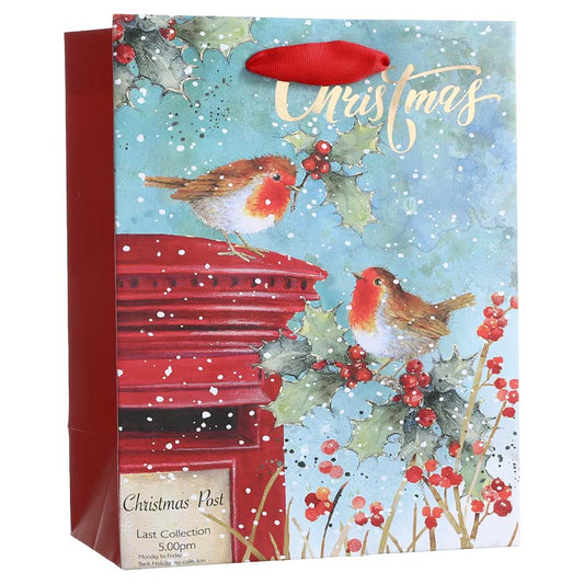 Hot-stamping Mailbox Birds Christmas Gift Bag