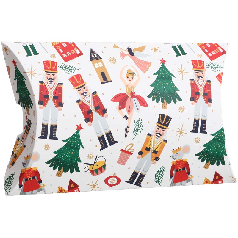 Nutcracker Christmas Pillow Box
