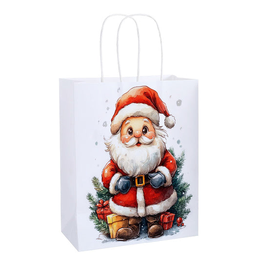 Santa Gift Bag with Paper Handle