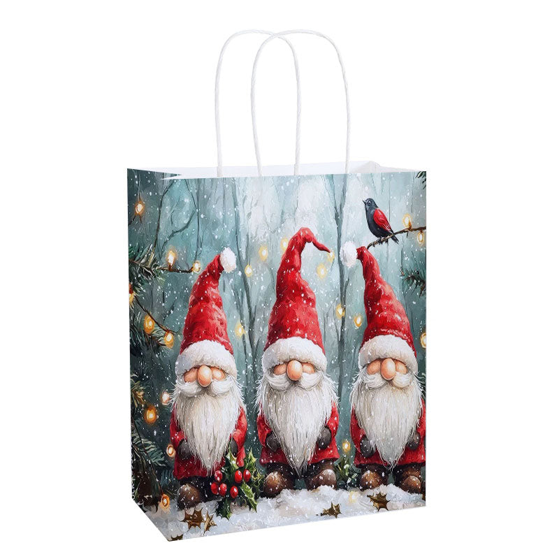 Jolly Gnome Gang Kraft Gift Bag