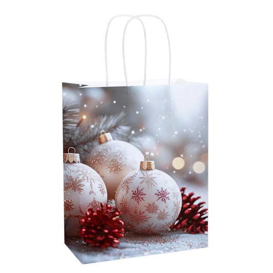 Christmas Glittering Balls Gift Bag