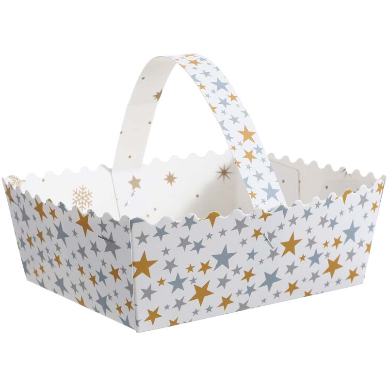Little Stars Christmas Paper Basket