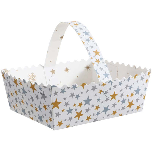 Little Stars Christmas Paper Basket