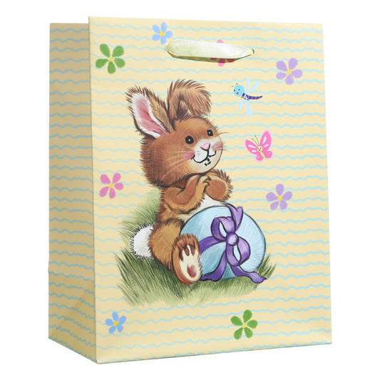 Easter Cute Brown Bunny Paper Bag