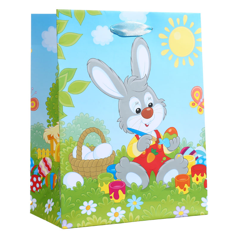Easter Egg Painting Bunny Bag