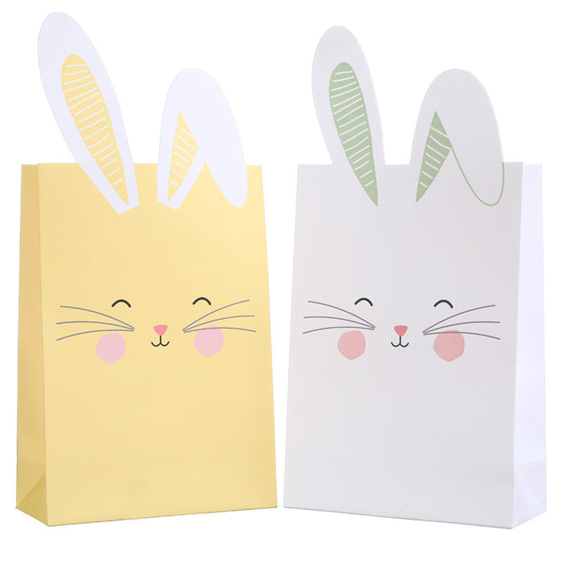Smiling Easter Bunny Gift Bag Set