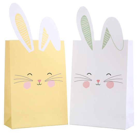 Smiling Easter Bunny Gift Bag Set