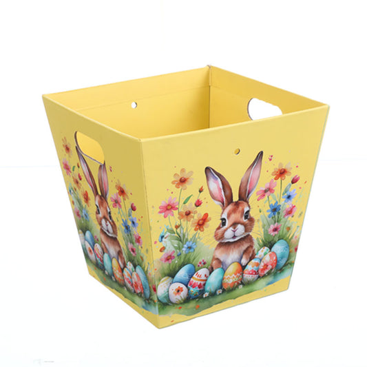 Watercolor Bunny Easter Basket