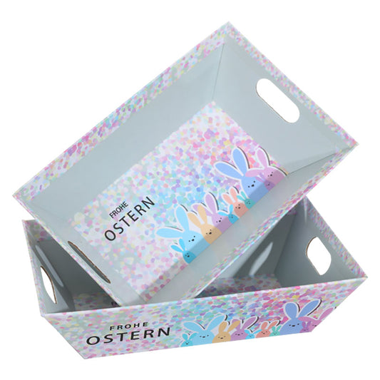 T-shaped Frohe Ostern Paper Box