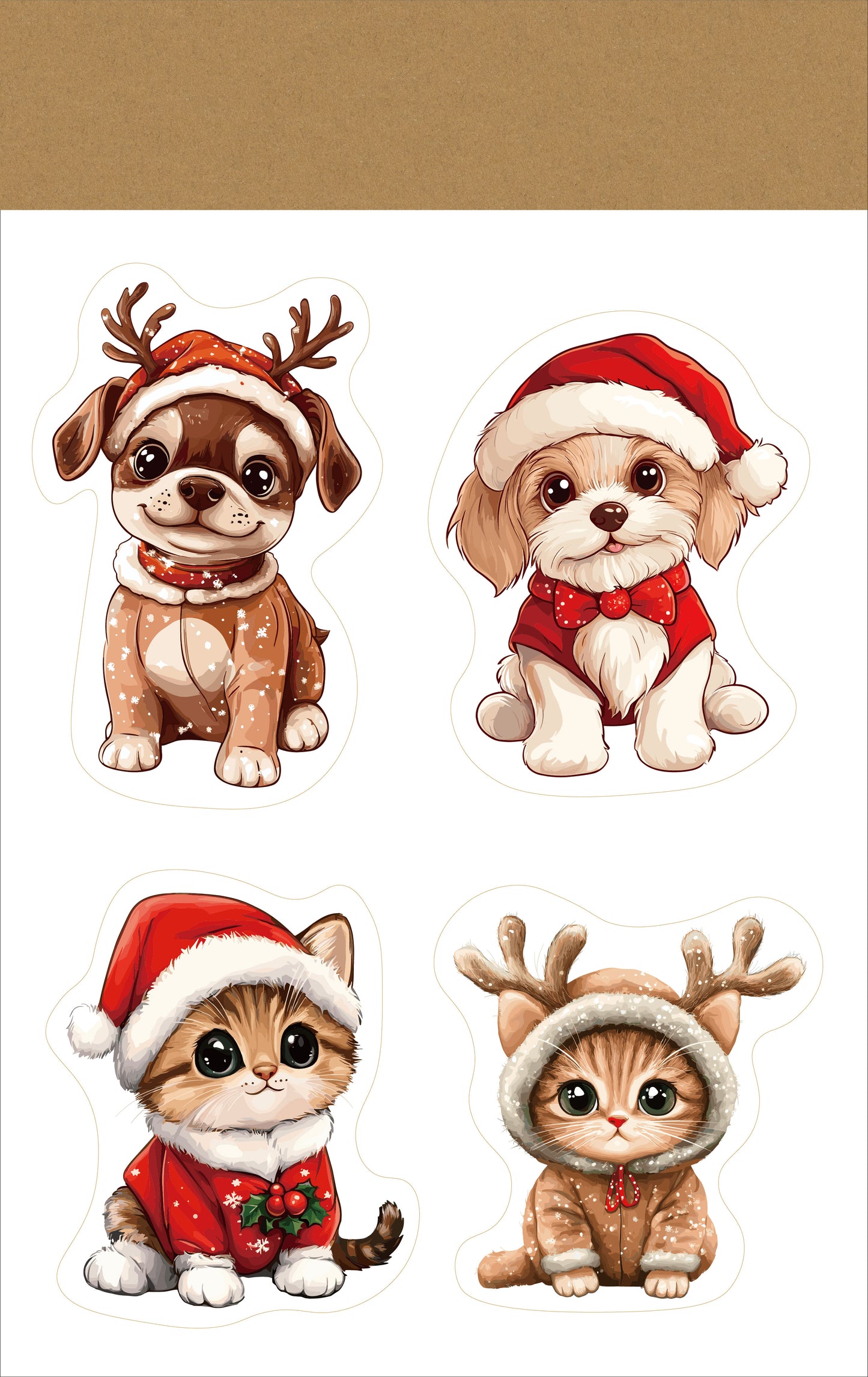 Christmas Static Cling Stickers
