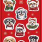 Christmas stickers